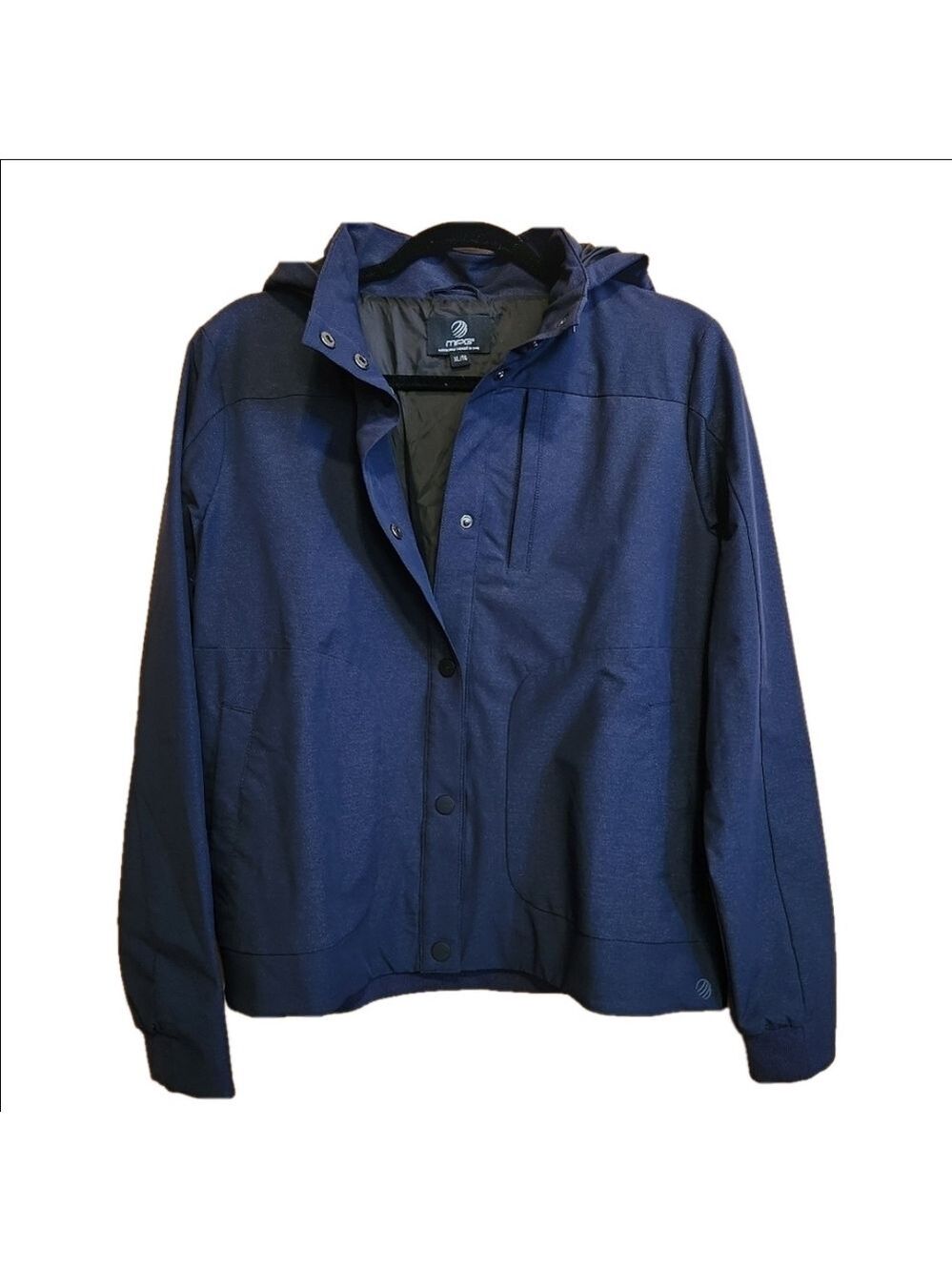 MPG SPORT WATER REPELLANT NAVY BLUE ACTIVE JACKET - XL - NWOT